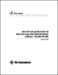 OL4121N-120 datasheet: High-power laser-diode butterfly module OL4121N-120