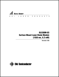 OL5300N-03 datasheet: Surfase mount LD module for single-mode fiber OL5300N-03