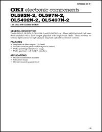 OL5492N-2 datasheet: Laser diode OL5492N-2