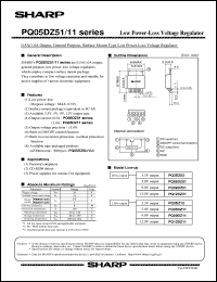PQ09DZ51 datasheet: Low power-loss voltage regulator PQ09DZ51