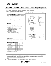 PQ5TS1F datasheet: Low power-loss voltage regulator PQ5TS1F