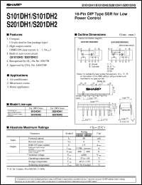 S201DH1 datasheet: SSR for low power control S201DH1