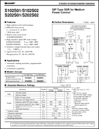 S102S02 datasheet: SSR for medium power control S102S02