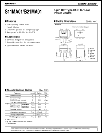 S21MA01 datasheet: SSR for low power control S21MA01