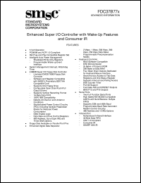 FDC37B77X datasheet: Enhanced super I/O controller FDC37B77X