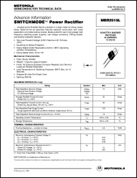 MBR2515L datasheet: Power rectifier MBR2515L