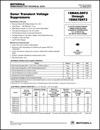 1SMA64AT3 datasheet: Zener translent voltage suppressor 1SMA64AT3