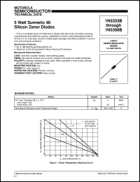 1N5384B datasheet: 5 watt surmetic 40 silicon zener diode 1N5384B