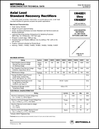 1N4002 datasheet: Axial lead standard recovery rectifier 1N4002