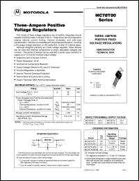 MC78T05CT datasheet: Three-ampere positive voltage regulator MC78T05CT