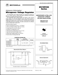 MC78FC40HT1 datasheet: Micropower voltage regulator MC78FC40HT1