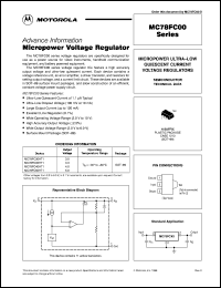 MC78FC30HT1 datasheet: Micropower voltage regulator MC78FC30HT1