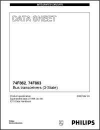 N74F863N datasheet: Bus transceivers (3-State) N74F863N