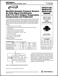 MPXT4105A7U datasheet: Silicon pressure sensor MPXT4105A7U