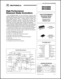 MC34066P datasheet: High performance resonant mode controller MC34066P