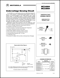 MC33064P-5 datasheet: Undervoltage sensing circuit MC33064P-5