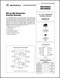 MC33063AP1 datasheet: DC-to-DC converter control circuit MC33063AP1