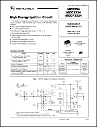 MCC3334 datasheet: High energy ignition circuit MCC3334