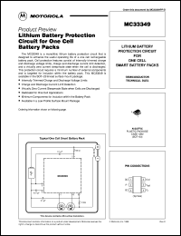MC33349N-9 datasheet: Lithium battery protection circuit MC33349N-9