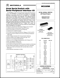 MC33298DW datasheet: Octal serial  switch MC33298DW