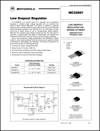 MC33267TV datasheet: Low dropout  regulator MC33267TV
