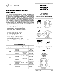 MC33204P datasheet: Rail-to-rail operational amplifier MC33204P