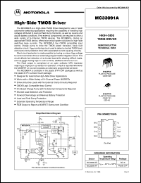 MC33091AP datasheet: High-side TMOS driver MC33091AP