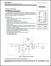 MC92308CI datasheet: OFDM demodulator MC92308CI