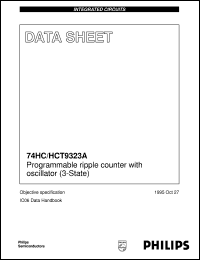 74HCT9323D datasheet: Programmable ripple counter with oscillator (3-State) 74HCT9323D