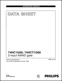 74HC1G00GW datasheet: 2-input NAND gate 74HC1G00GW