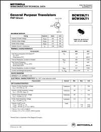 BCW29LT1 datasheet: PNP silicon general purpose transistor BCW29LT1