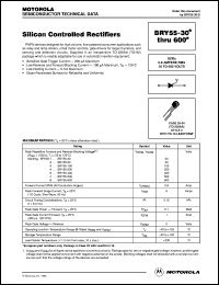 BRY55-30 datasheet: PNP silicon controlled rectifier BRY55-30