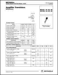 BC338-25 datasheet: NPN silicon amplifier transistor BC338-25
