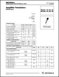 BC338 datasheet: NPN silicon amplifier transistor BC338