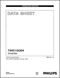 74HC1GU04GW datasheet: Inverter 74HC1GU04GW