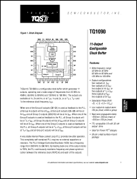 TQ1090MC500 datasheet: 11-output configurable clock buffer TQ1090MC500