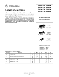 SN74LS366AD datasheet: 3-state hex buffer SN74LS366AD