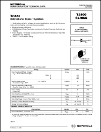 T2800M datasheet: Triac T2800M