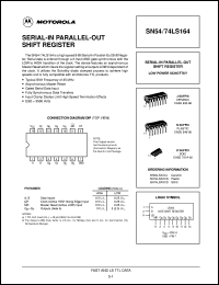 SN74LS164D datasheet: Shift register SN74LS164D