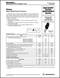 MAC320A6FP datasheet: Triac MAC320A6FP