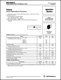 MAC321-4 datasheet: Triac MAC321-4