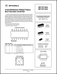 MC74F162AJ datasheet: BCD decade counter MC74F162AJ