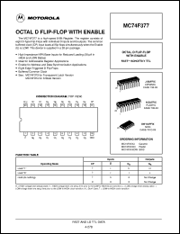 MC74F377N datasheet: Octal D-type flip-flop with enable MC74F377N