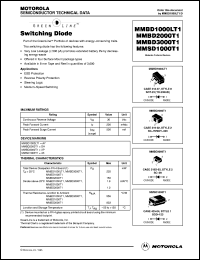 MMBD3000LT1 datasheet: Switching diode MMBD3000LT1