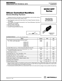 MCR218-6FP datasheet: Silicon controlled rectifier MCR218-6FP