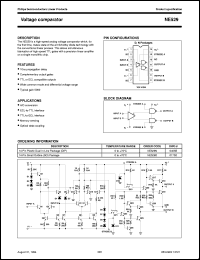 NE529D datasheet: Voltage comparator NE529D