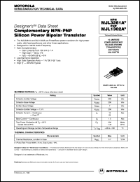 MJL3281A datasheet: Silicon power bipolar transistor MJL3281A