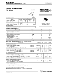 MMBTA56LT1 datasheet: Driver transistor MMBTA56LT1