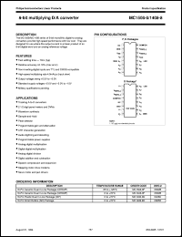 MC1408-8N datasheet: 8-Bit D/A Converter MC1408-8N