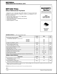 MAC08DT1 datasheet: Triac MAC08DT1